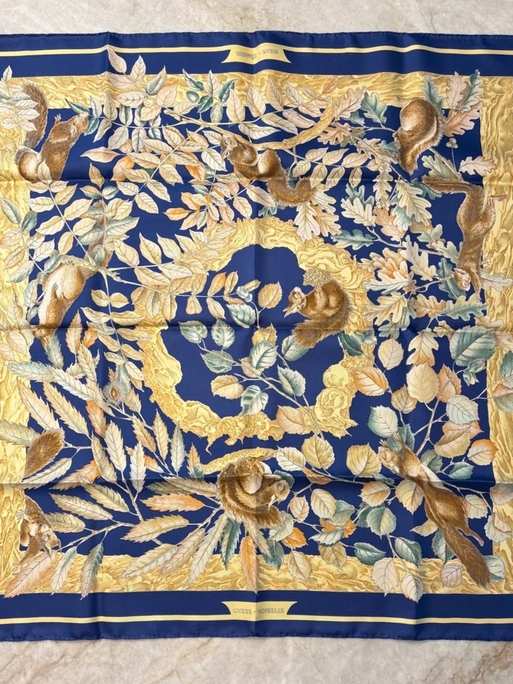 Vintage Hermès Nutcracker Silk Scarf Designed by Antoine De Jacquelot 1997
